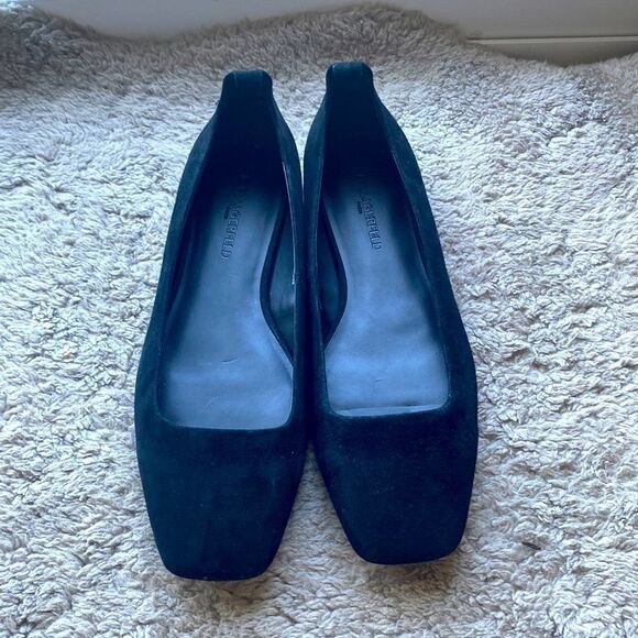 Karl lagerfield square toe flats size 9.5 .. brand new - Picture 1 of 4
